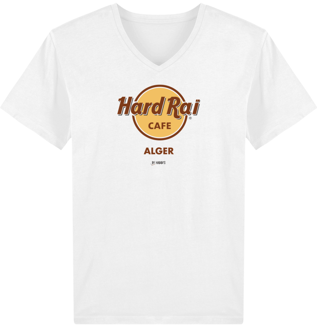 Homme>Tee-shirts - T-Shirt Homme Col V <br> Hard Raï Alger