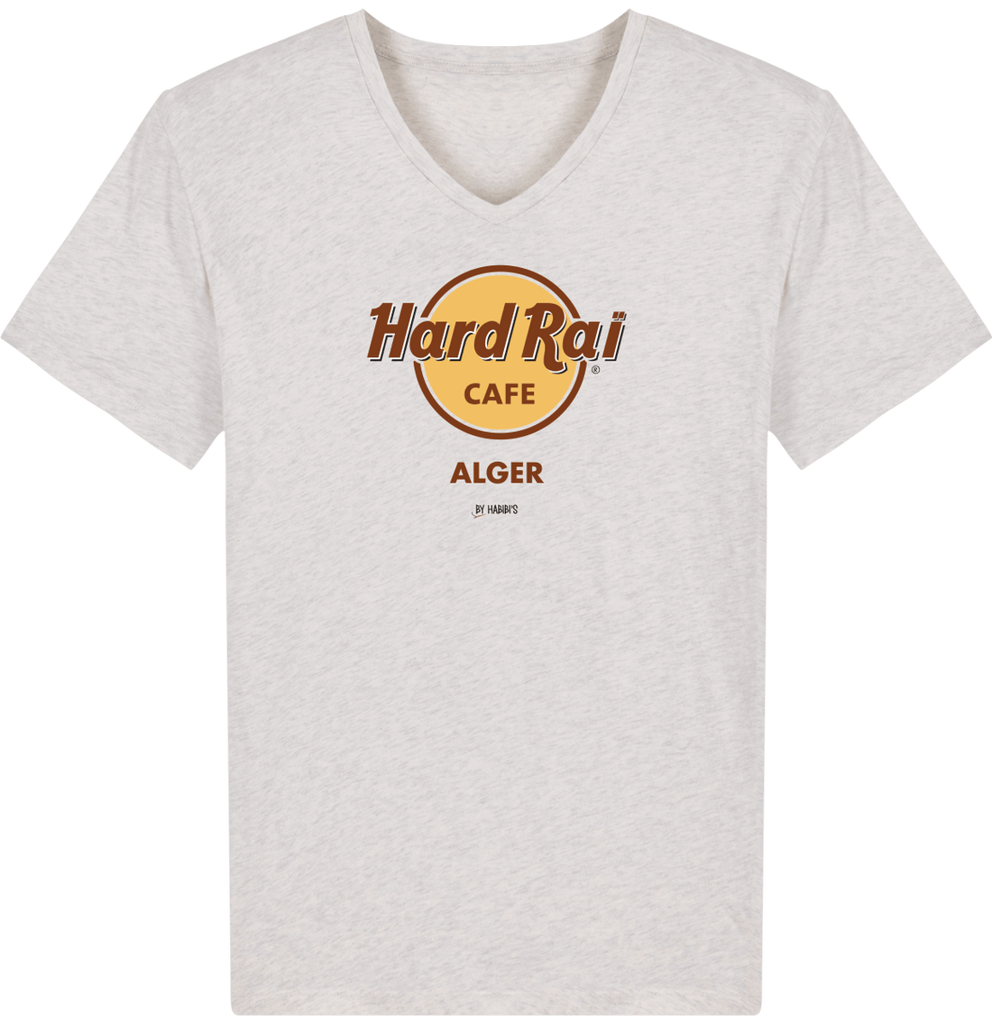 Homme>Tee-shirts - T-Shirt Homme Col V <br> Hard Raï Alger