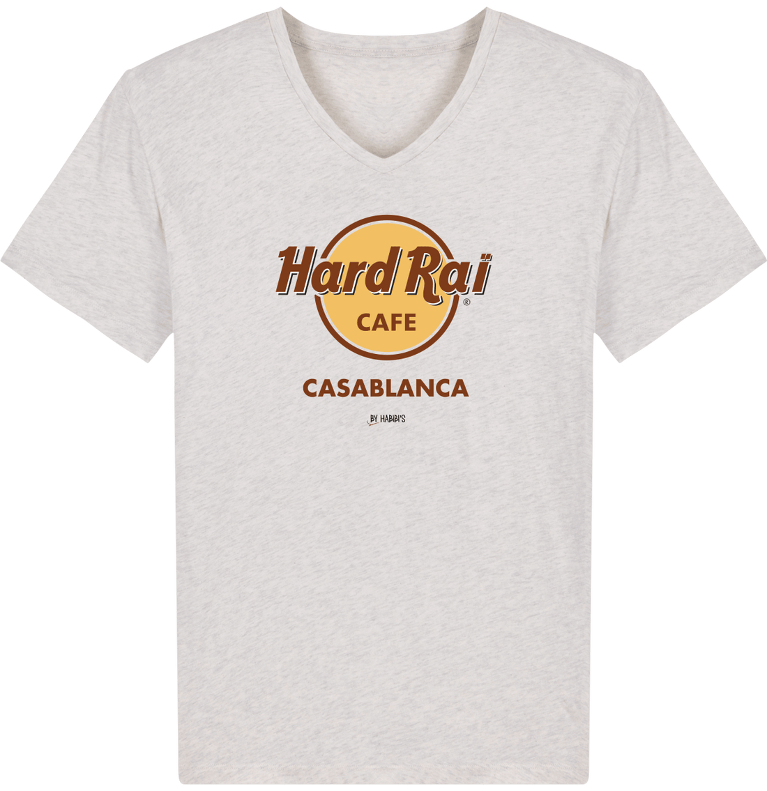 Homme>Tee-shirts - T-Shirt Homme Col V <br> Hard Raï Casablanca