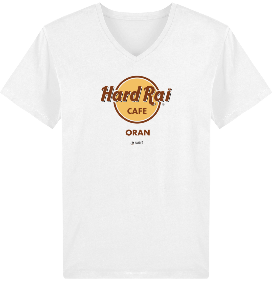 Homme>Tee-shirts - T-Shirt Homme Col V <br> Hard Raï Oran