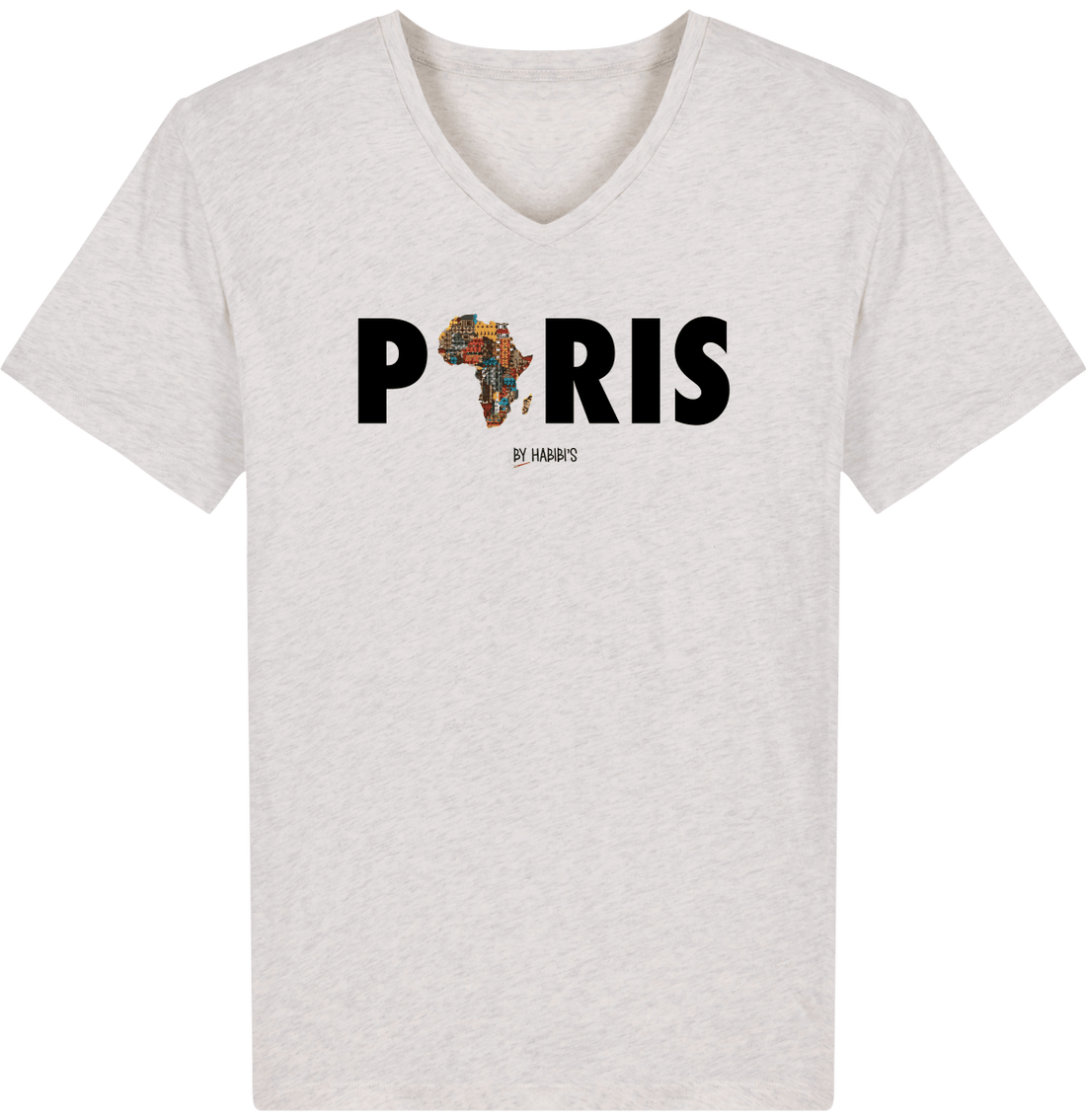 Homme>Tee-shirts - T-Shirt Homme Col V <br> Paris