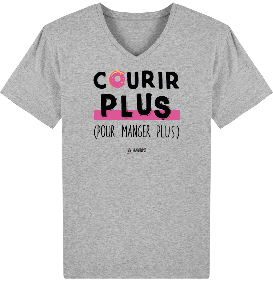 Homme>Tee-shirts - T-Shirt Homme Col V Courir Plus