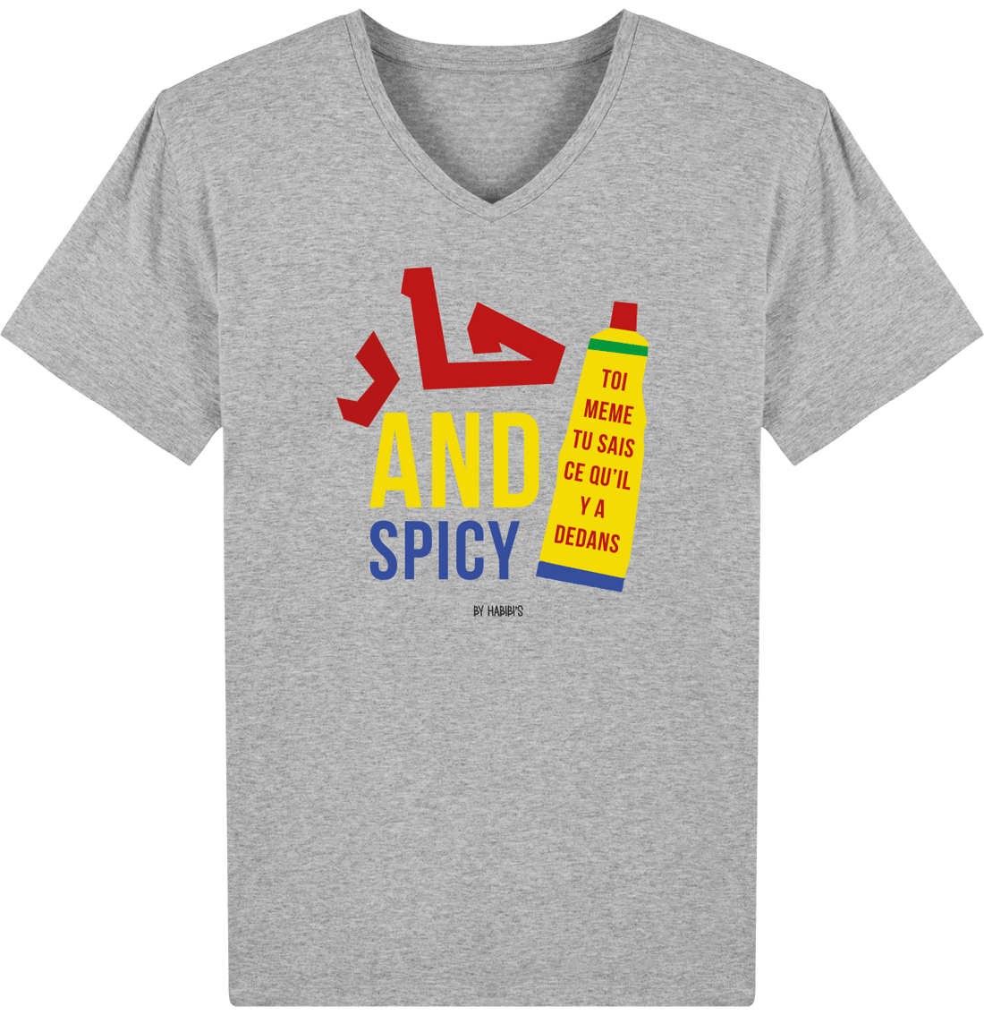 Homme>Tee-shirts - T-Shirt Homme Col V Harissa