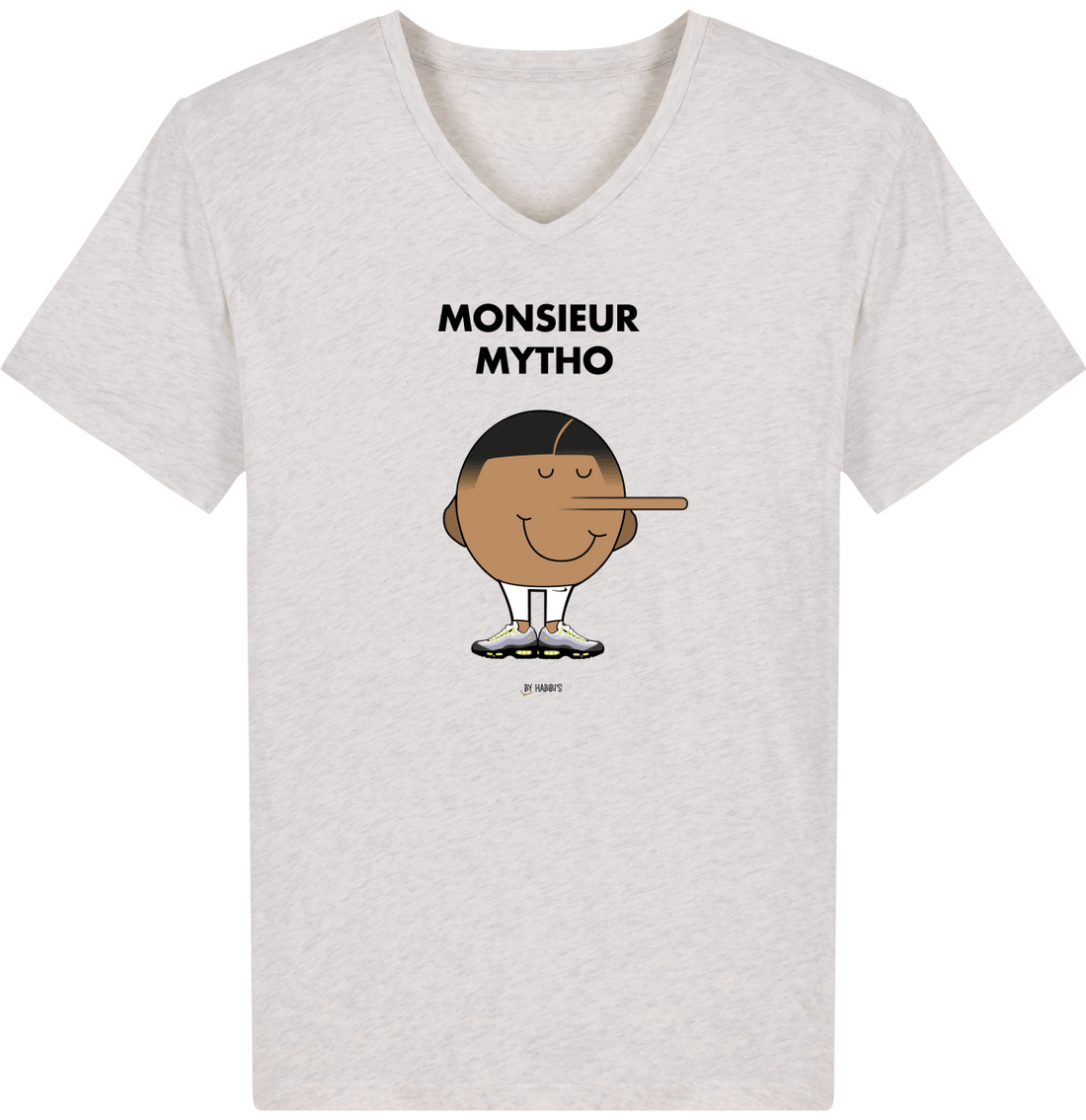Homme>Tee-shirts - T-Shirt Homme Col V Monsieur Mytho