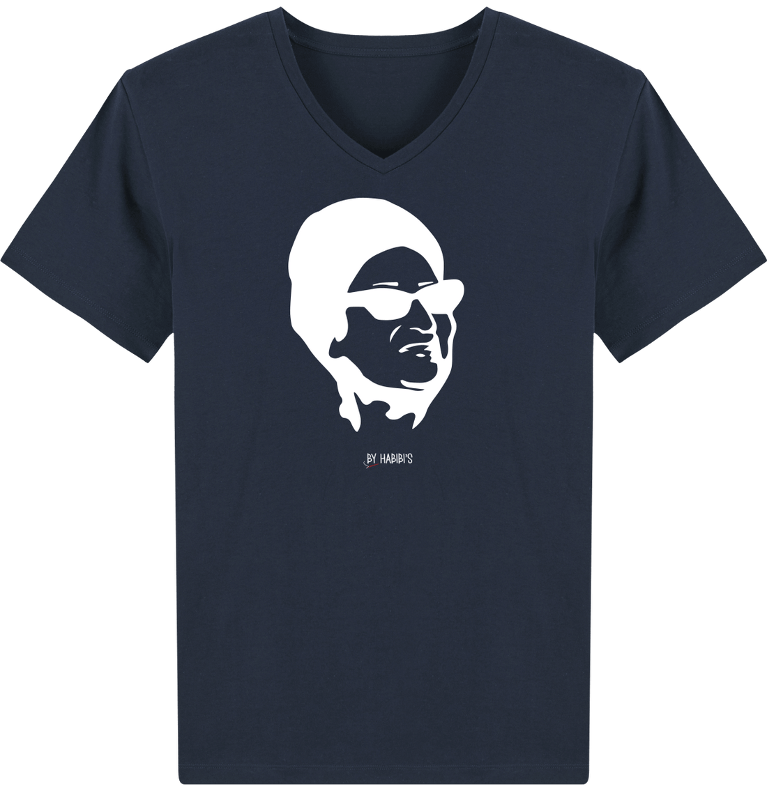 Homme>Tee-shirts - T-Shirt Homme Col V Oum Kalthoum