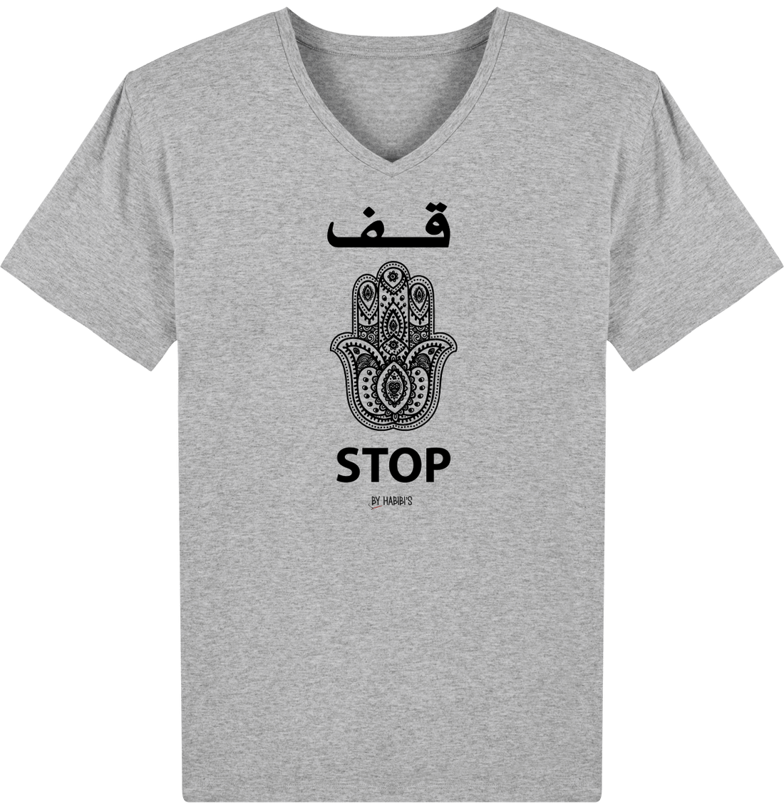 Homme>Tee-shirts - T-Shirt Homme Col V Stop