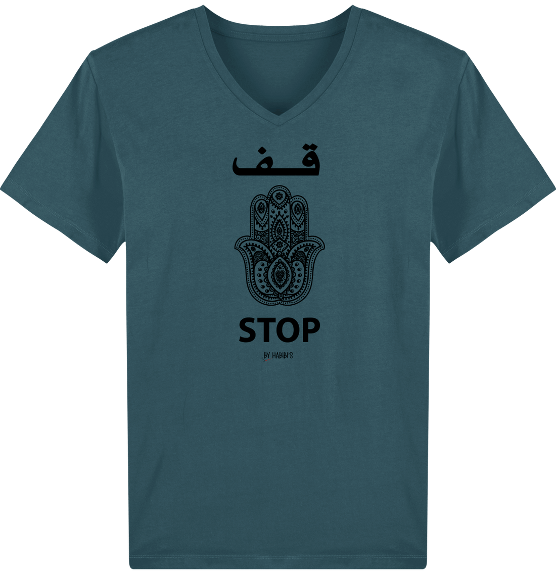 Homme>Tee-shirts - T-Shirt Homme Col V Stop