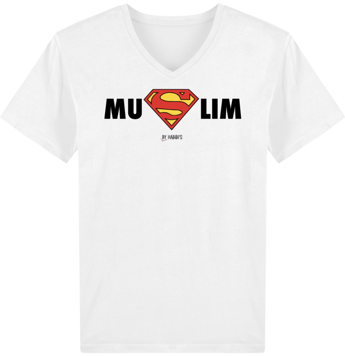 Homme>Tee-shirts - T-Shirt Homme Col V Super Muslim