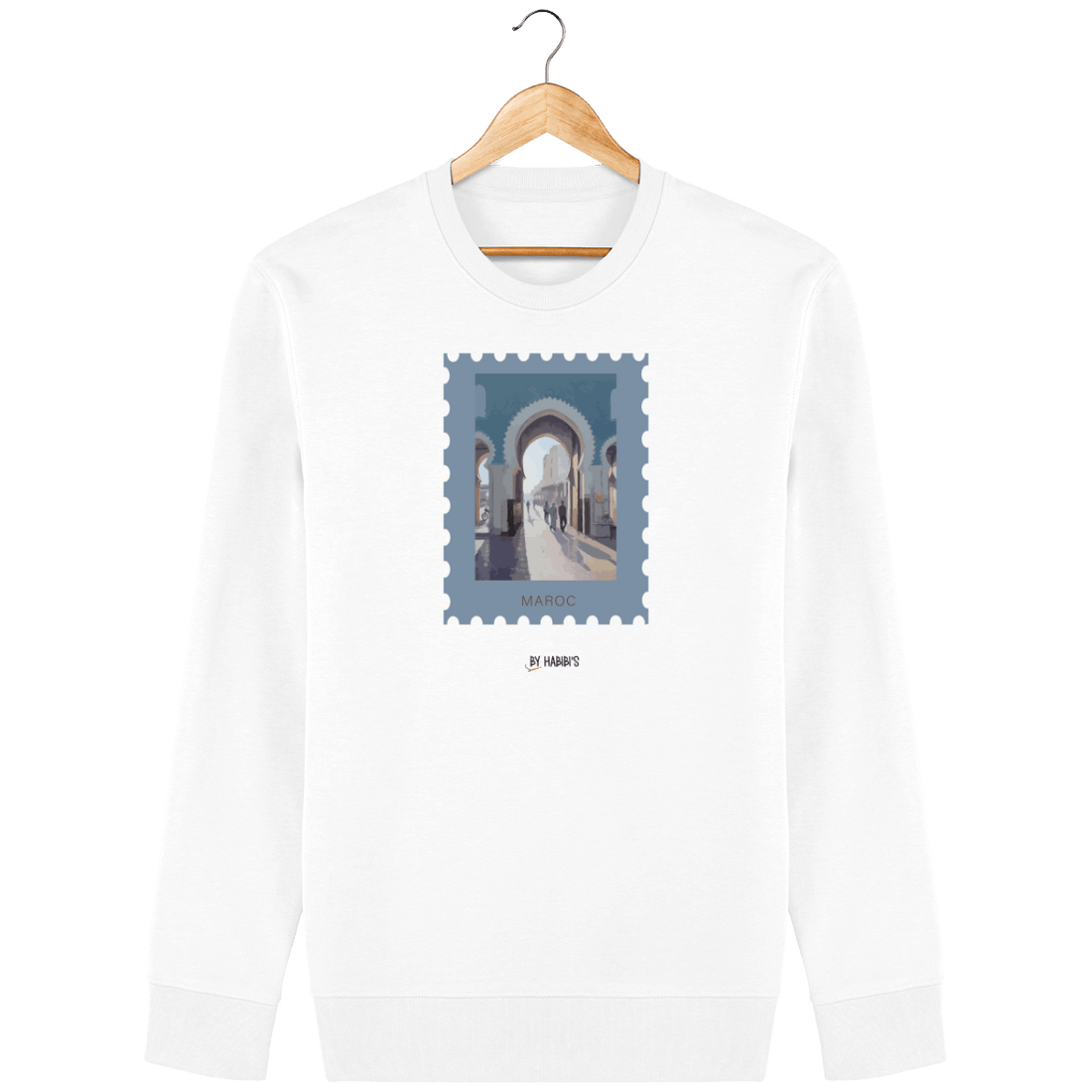 Unisexe>Sweatshirts - Sweat Femme <br> Timbre Maroc