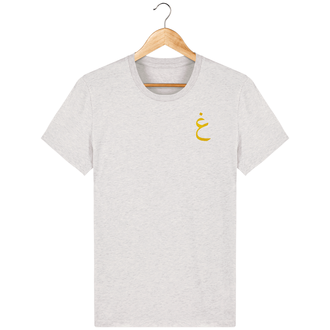 Unisexe>Tee-shirts - T-Shirt Homme <br> Lettre Arabe Ghayn