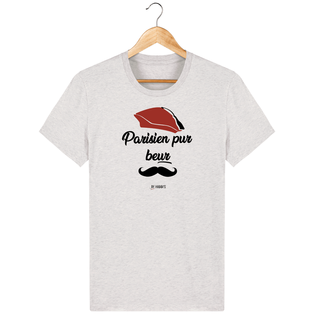 Unisexe>Tee-shirts - T-Shirt Homme <br> Parisien Pur Beur