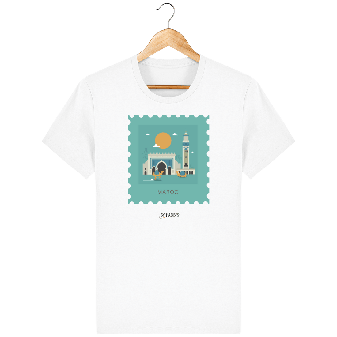 Unisexe>Tee-shirts - T-Shirt Homme <br>  Timbre Maroc