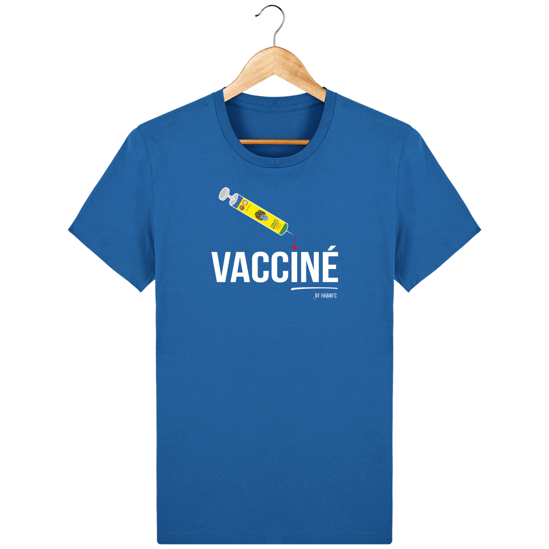 Unisexe>Tee-shirts - T-Shirt Homme <br> Vacciné Harissa