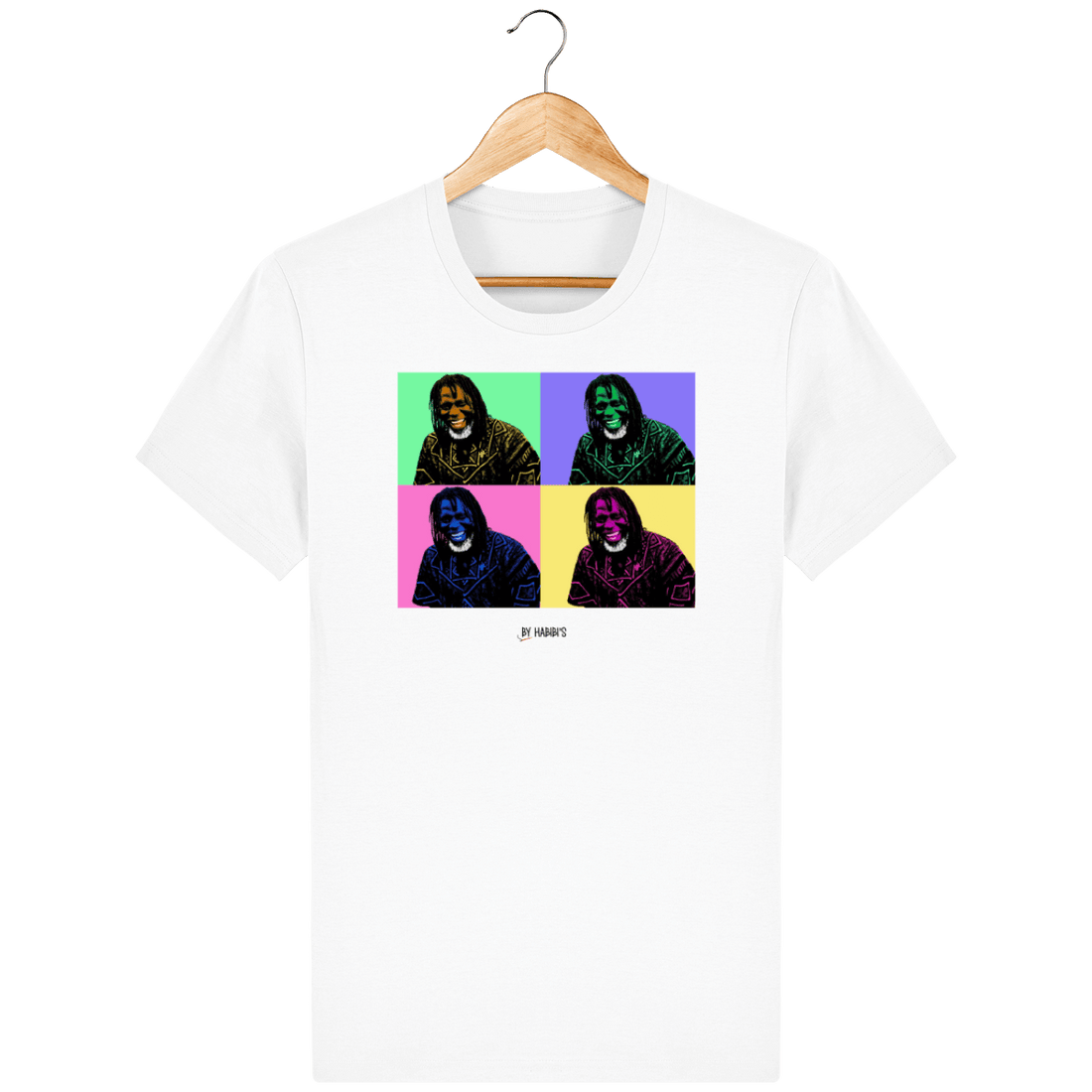 Unisexe>Tee-shirts - T-Shirt Homme Pop Art Tiken Jah Fakoly