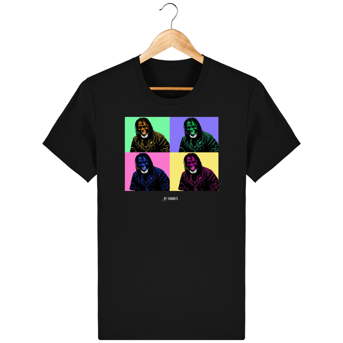 Unisexe>Tee-shirts - T-Shirt Homme Pop Art Tiken Jah Fakoly